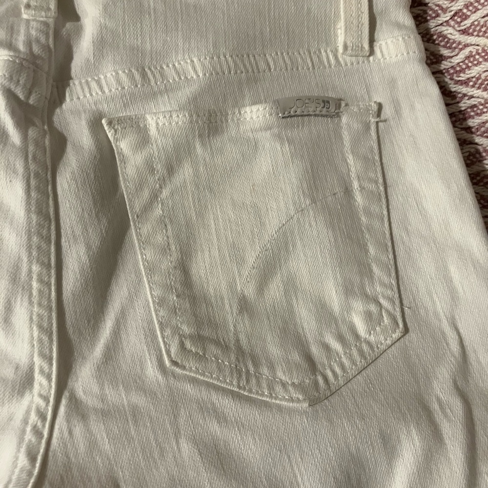 White Joes jeans size 23 the icon crop mid rise skinny crop
